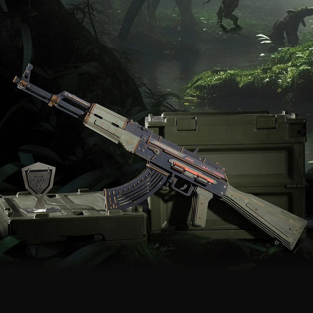 Puzzel 3D AK-47 Aanvalsgeweer-4