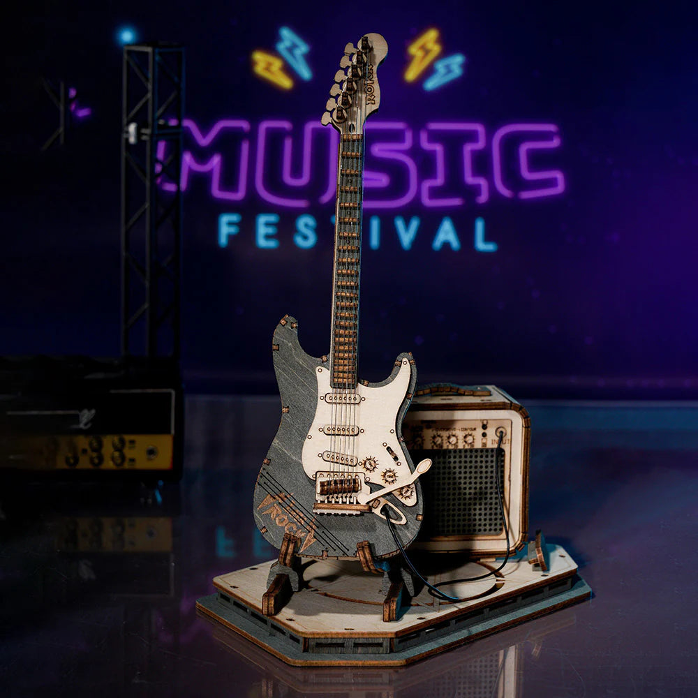 Puzzel 3D Elektrische Gitaar-10