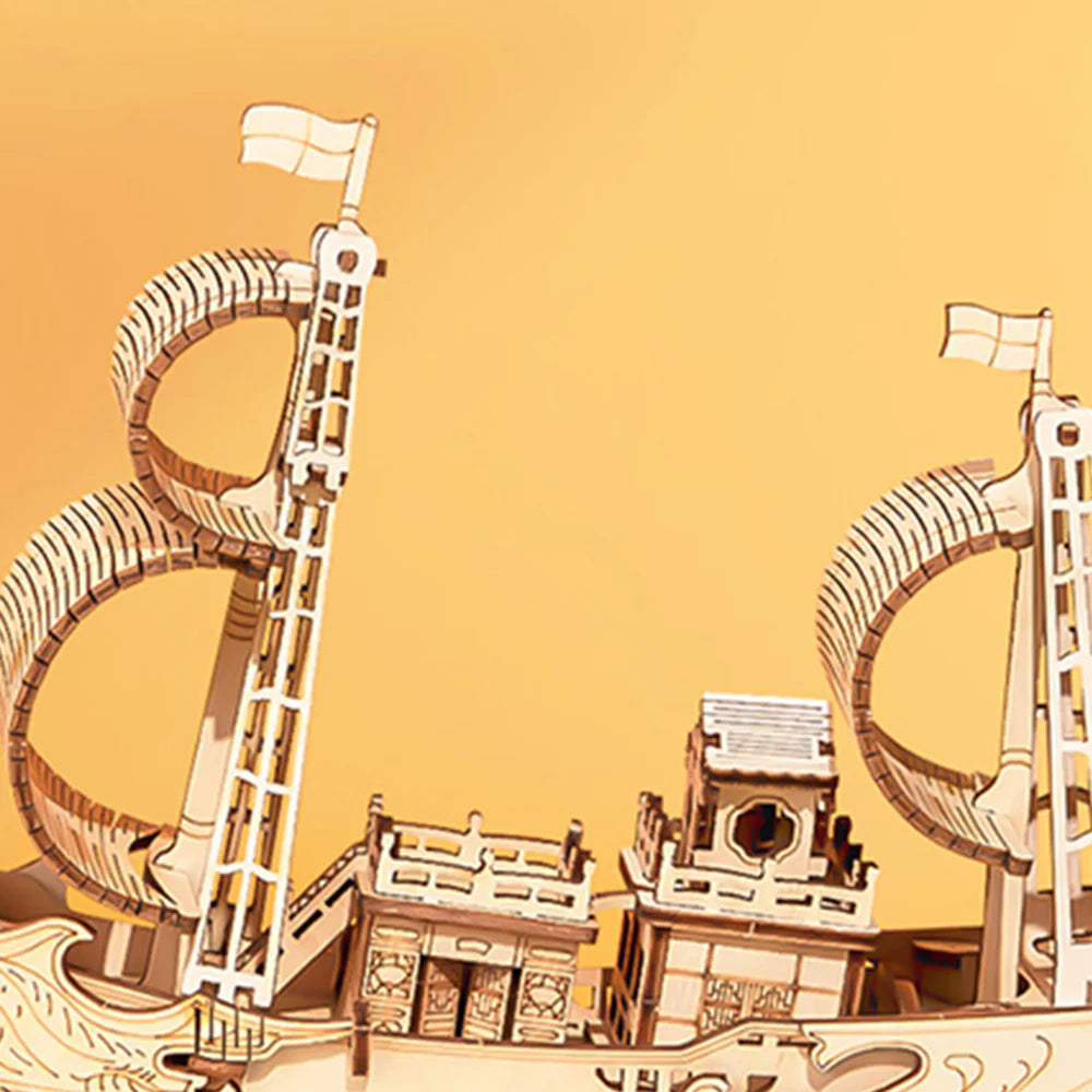 Puzzel 3D Japans Diplomatiek Schip-5