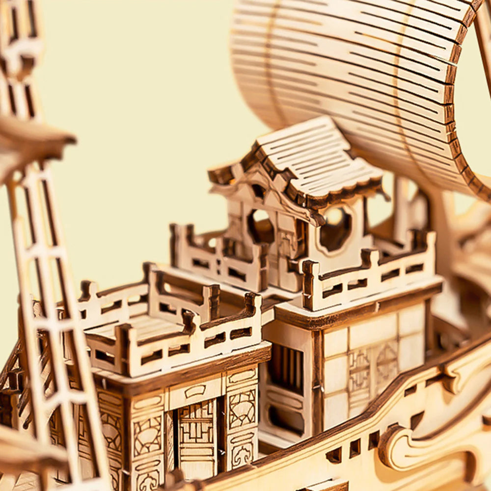 Puzzel 3D Japans Diplomatiek Schip-6