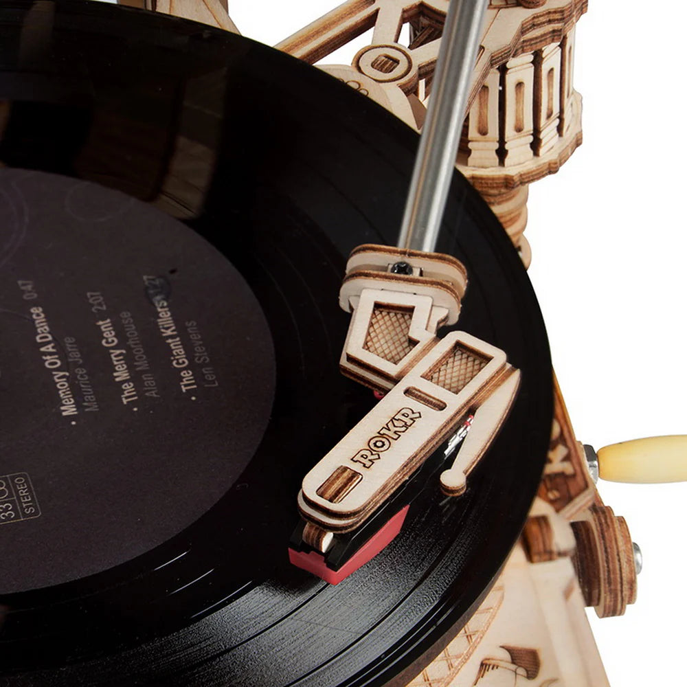 Puzzel 3D Klassieke Grammofoon-4