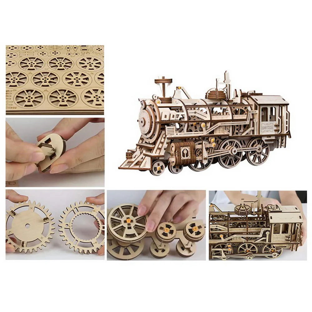 Puzzel 3D Locomotief-10