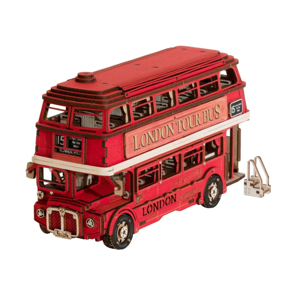 Puzzel 3D Londen Toeristenbus-2