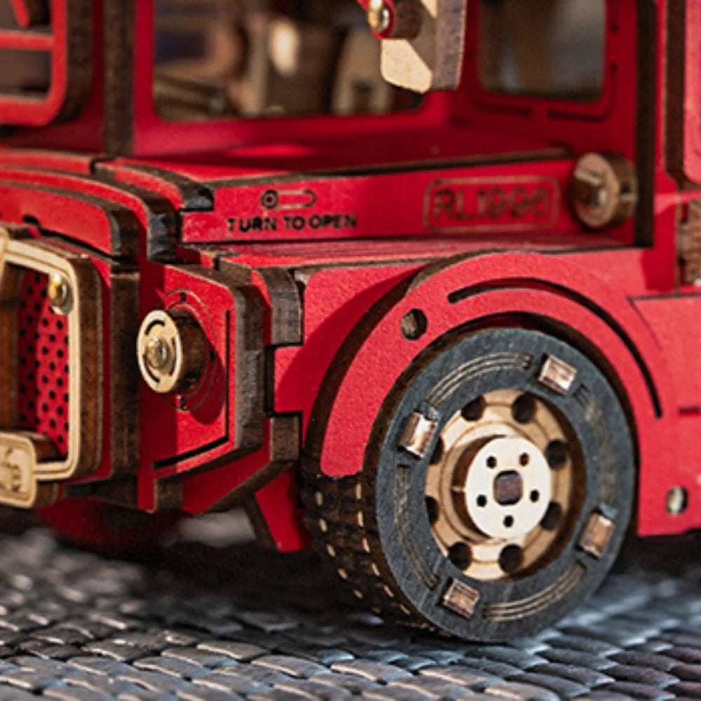 Puzzel 3D Londen Toeristenbus-4