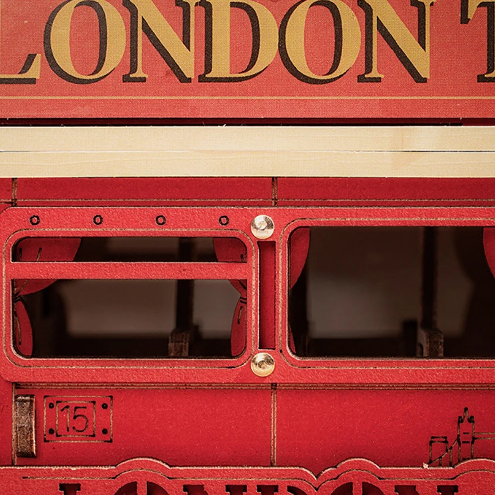 Puzzel 3D Londen Toeristenbus-7