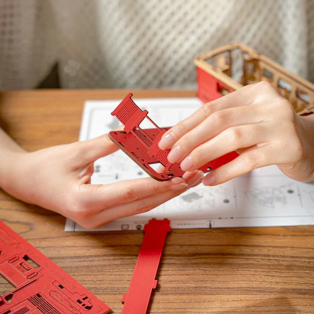 Puzzel 3D Londen Toeristenbus-8