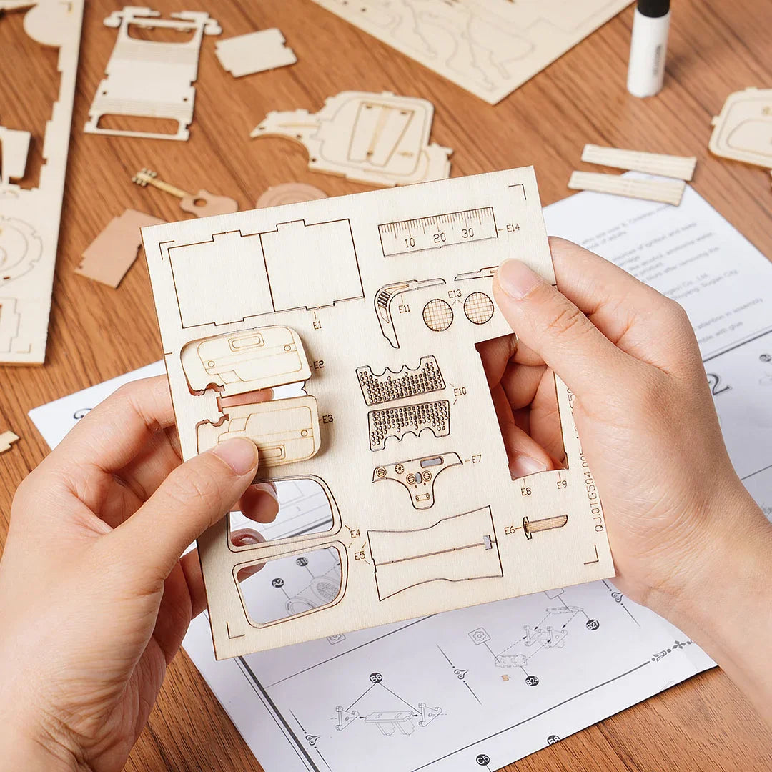 3D Puzzel Klassieke Auto 2-4