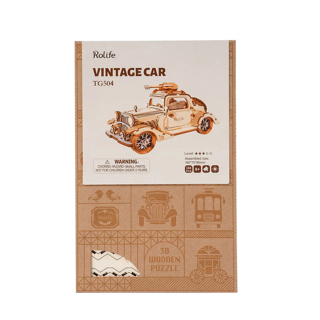 3D Puzzel Klassieke Auto-6