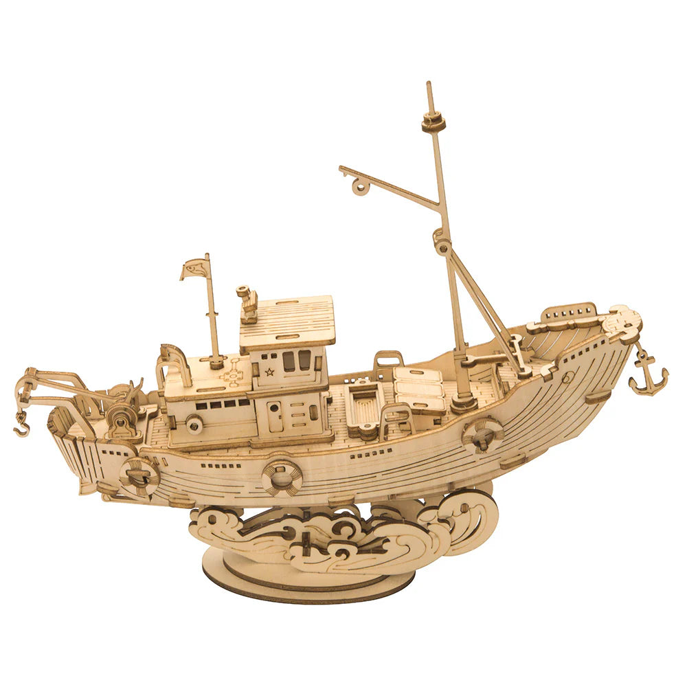 3D puzzel Vissersboot-2