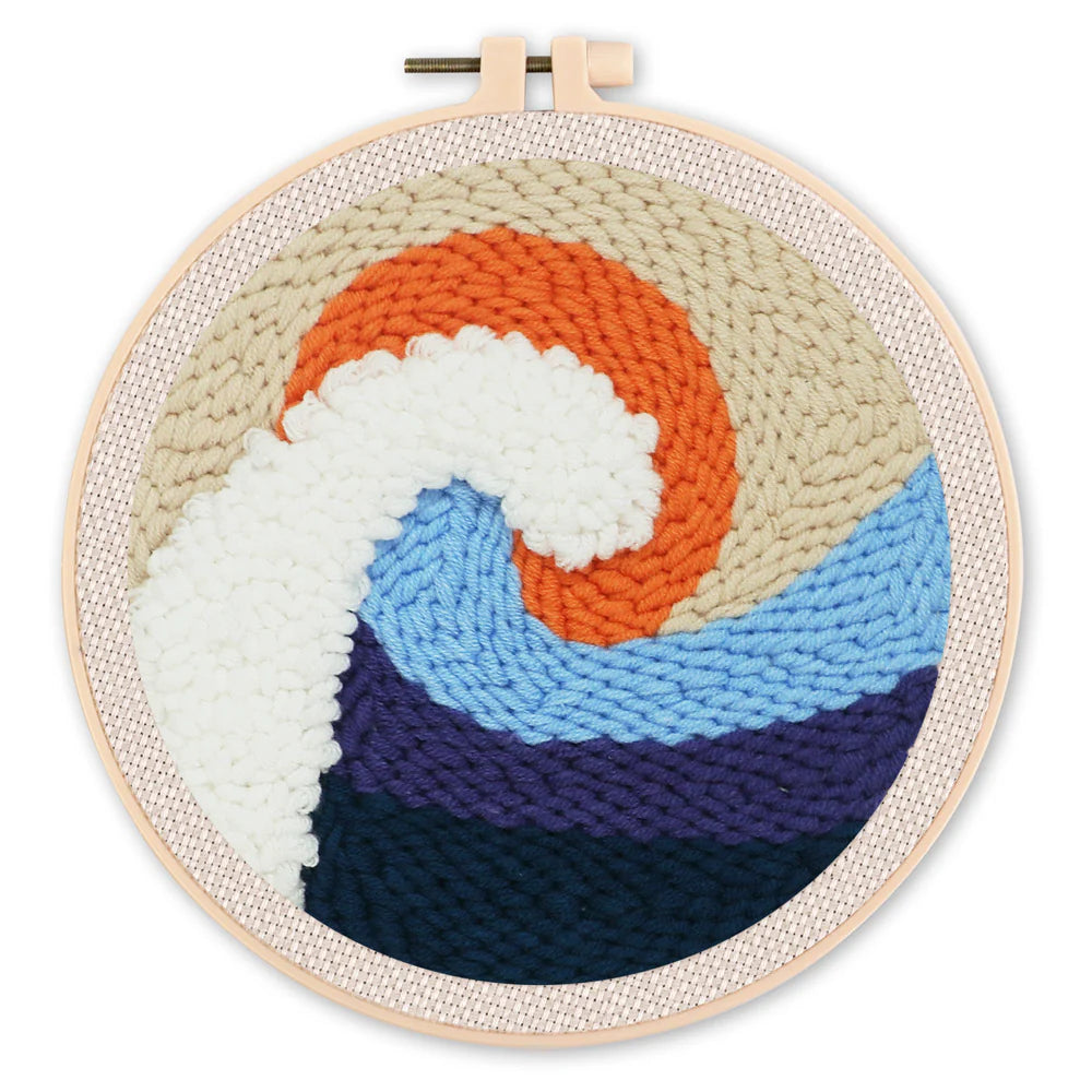 Punch Needle-tsunami