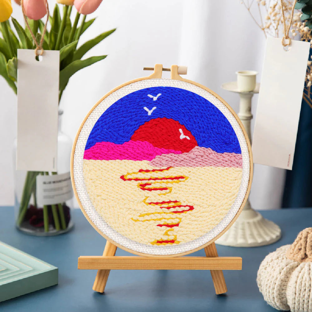 Punchnaald in de woestijn