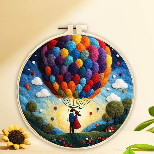 Kit Naaldvilten &#8211; Ballonnen boven een paar
