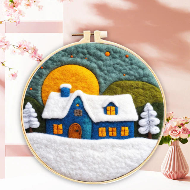 Kit Naaldvilten &#8211; Blauw Winterhuis
