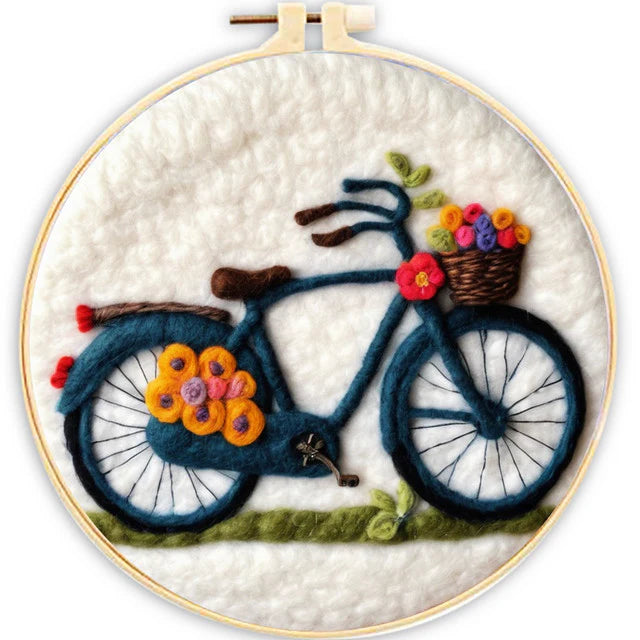 Kit Naaldvilten &#8211; Blauwe Fiets