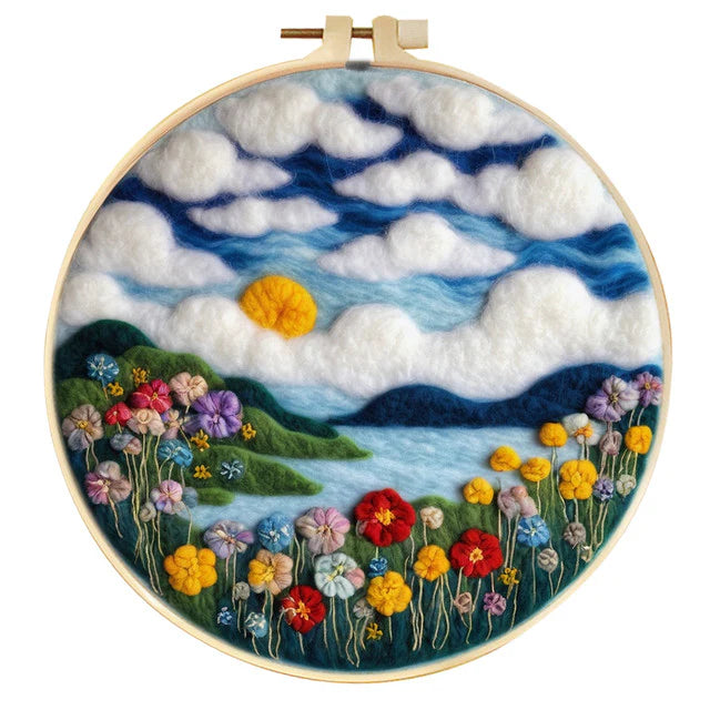 Kit Naaldvilten &#8211; Bloemen aan de kust