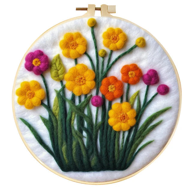 Kit Naaldvilten &#8211; Bloemen en gras