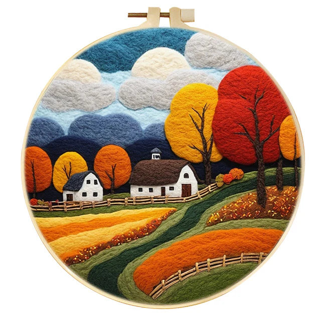 Kit Naaldvilten &#8211; De Boerderij in de Herfst
