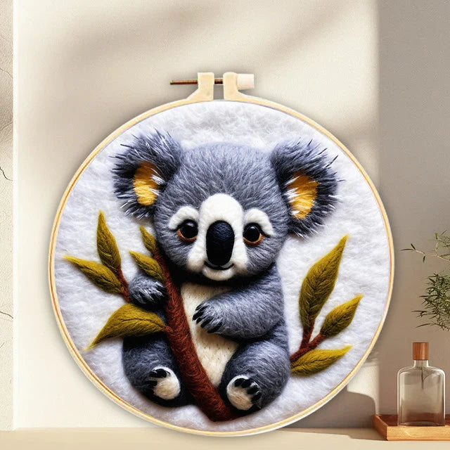 Kit Naaldvilten &#8211; Koala op een tak