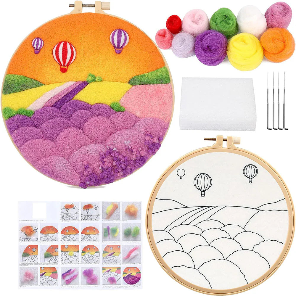 Kit Naaldvilten &#8211; Luchtballonnen boven de velden-2