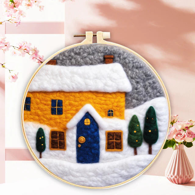 Kit Naaldvilten &#8211; Mooi Huis in de Winter