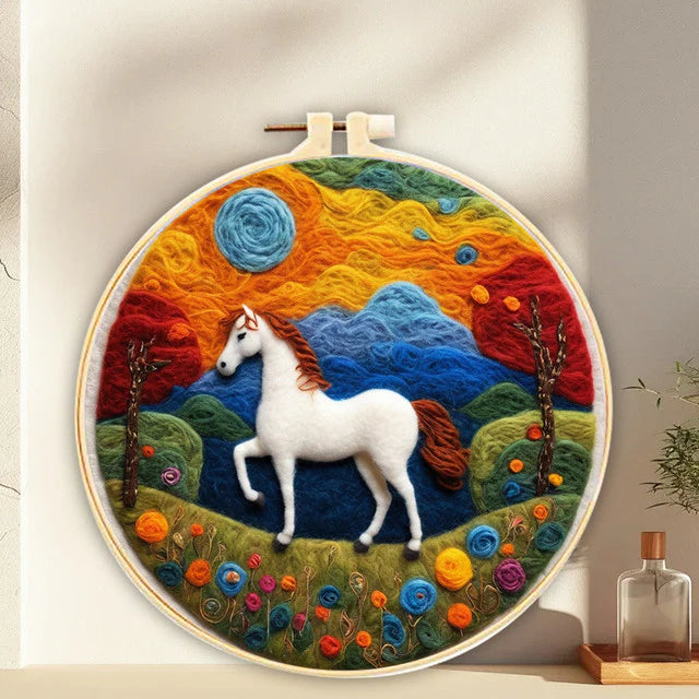 Kit Naaldvilten &#8211; Paard in een veld