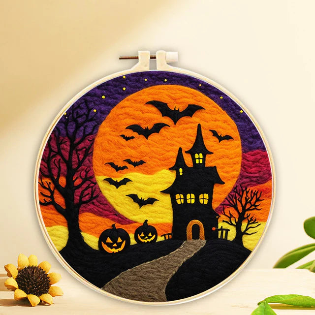 Kit Naaldvilten &#8211; Schattig Halloweenhuis
