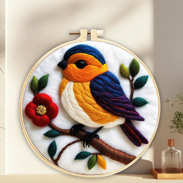 Kit Naaldvilten &#8211; Schattige Blauwe Mus