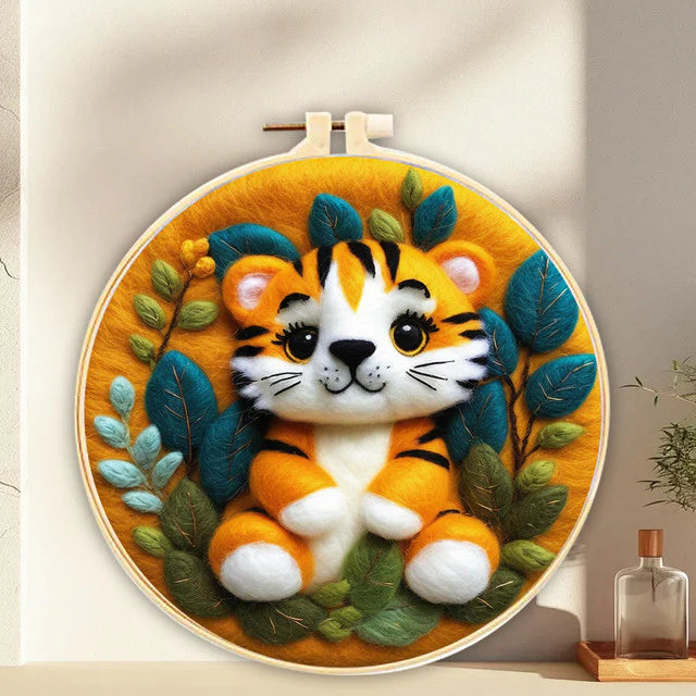 Kit Naaldvilten &#8211; Schattige Kleine Tijger