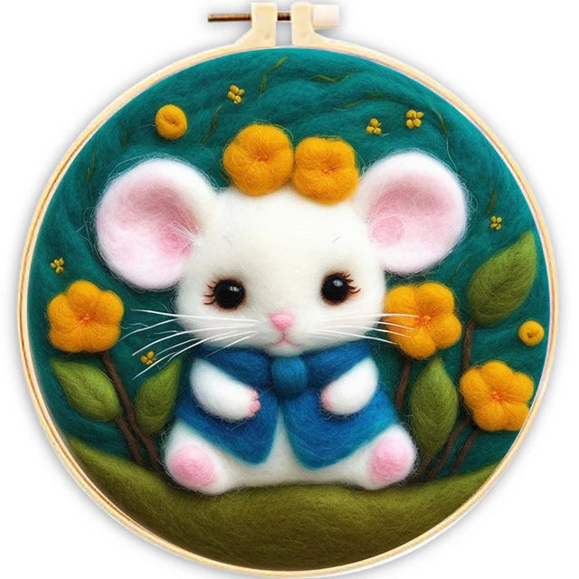 Kit Naaldvilten &#8211; Schattige Muis