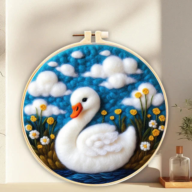 Kit Naaldvilten &#8211; Schattige Witte Eend