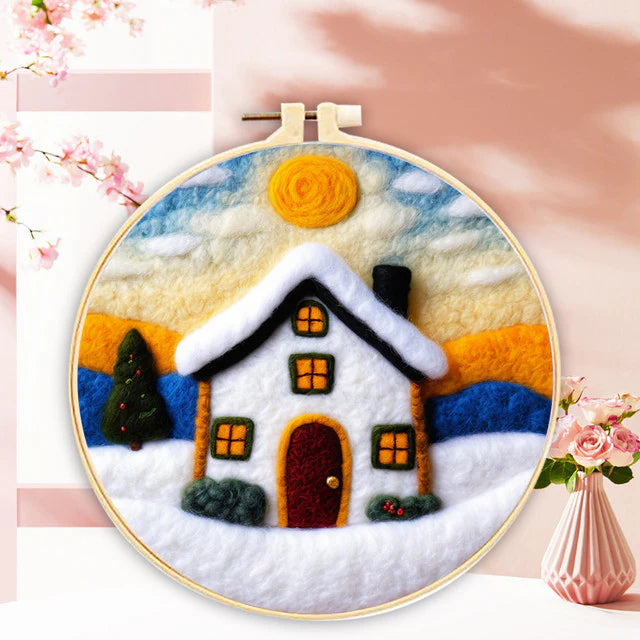 Kit Naaldvilten &#8211; Witte Winterhuis
