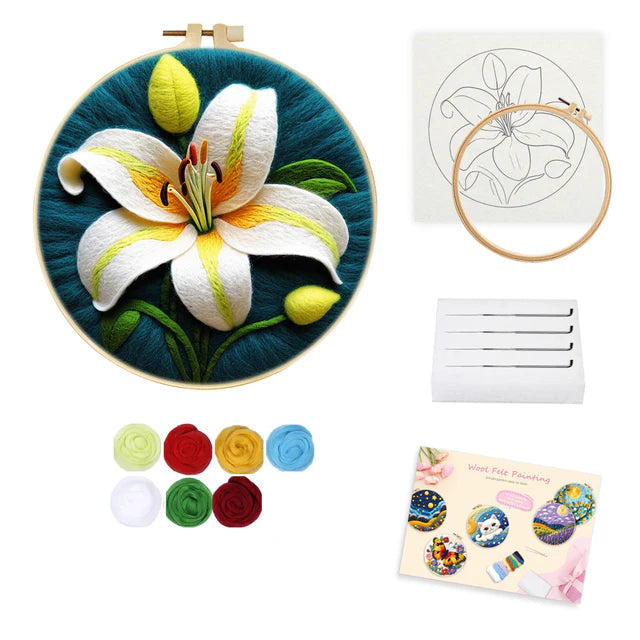 Kit Naaldvilten &#8211; Zonnedruppel Bloem-2