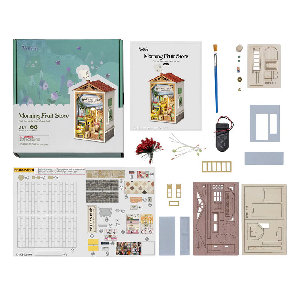 Miniatuurhuisje Ochtend Fruitwinkel-10