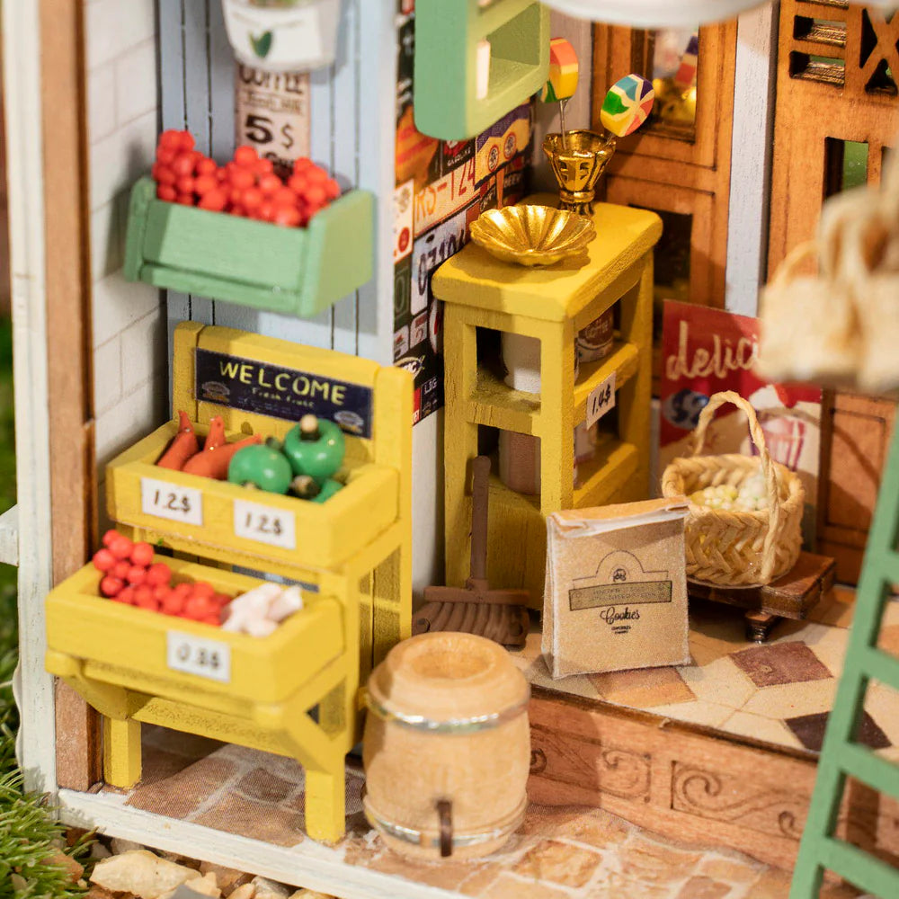 Miniatuurhuisje Ochtend Fruitwinkel-7