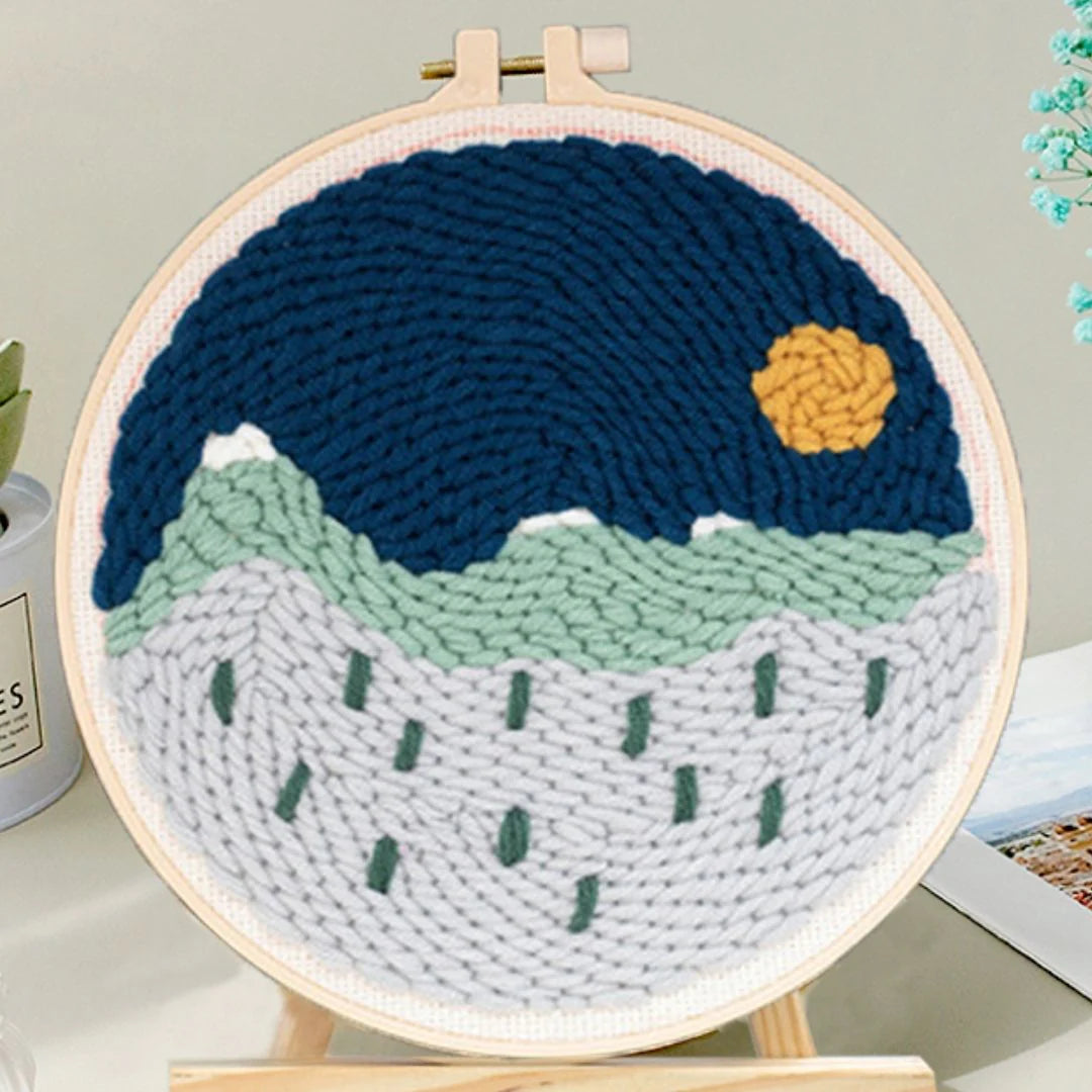 Punch Naald Bergen in de verte