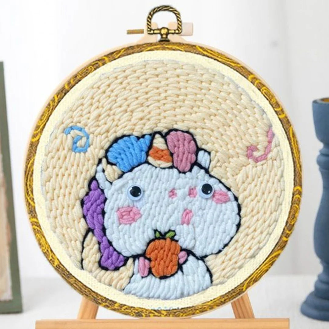 Punch Naald Eenhoorn en hoed