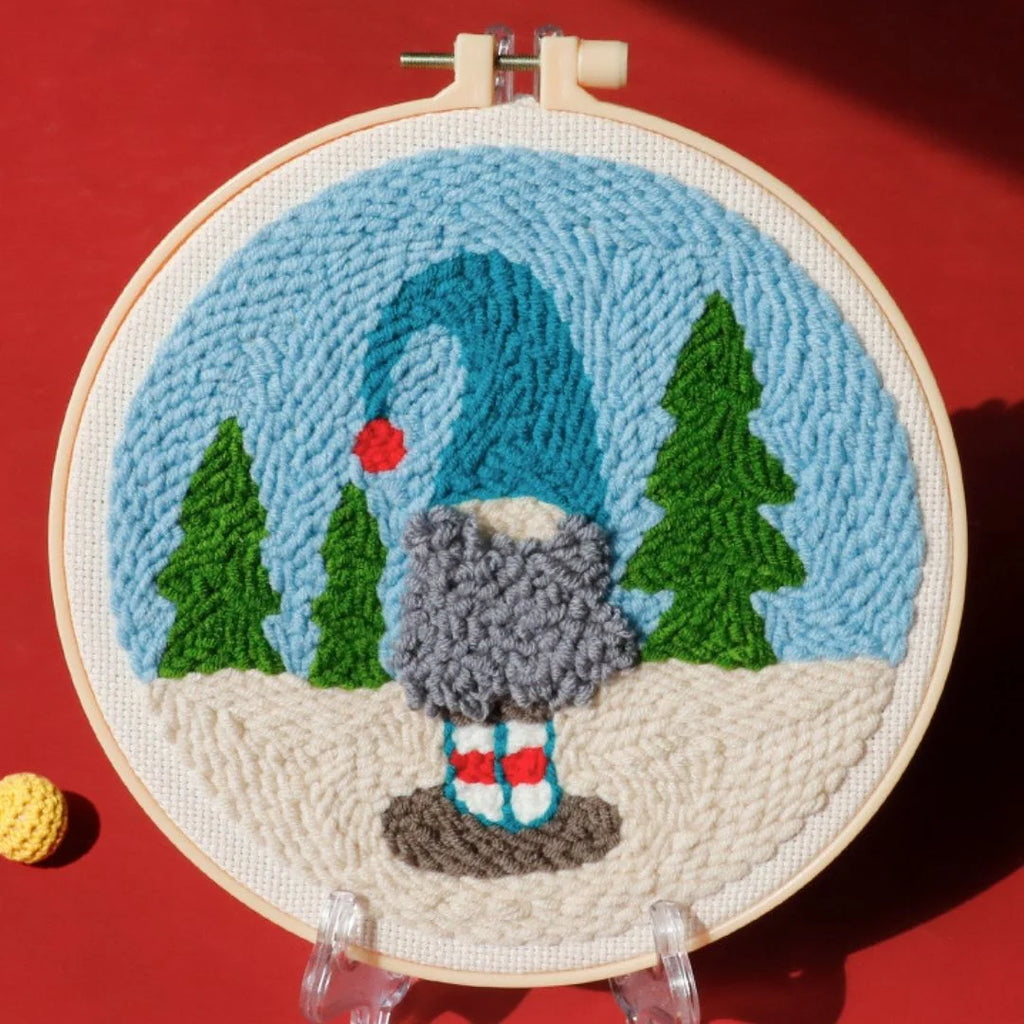 Punch Naald Elf en Firs