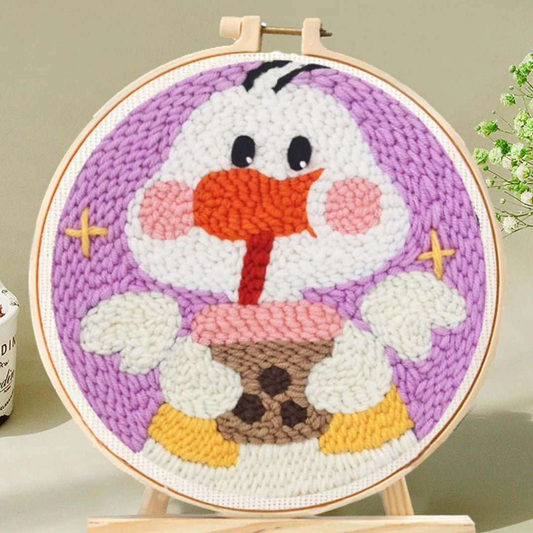 Punch Naald Gelukkige eend