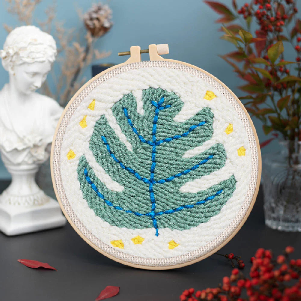 Punch Naald Groen blad