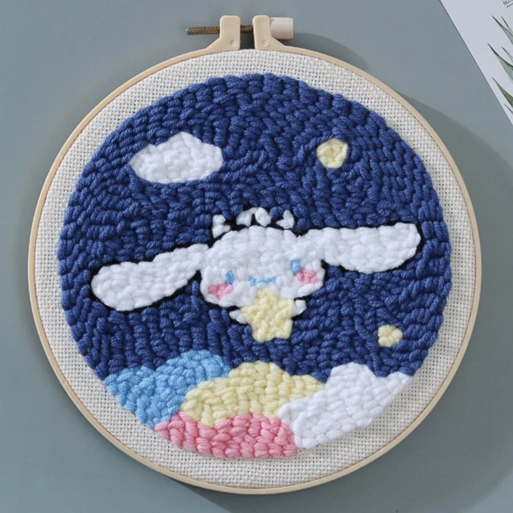 Punch Naald Hond met grote oren