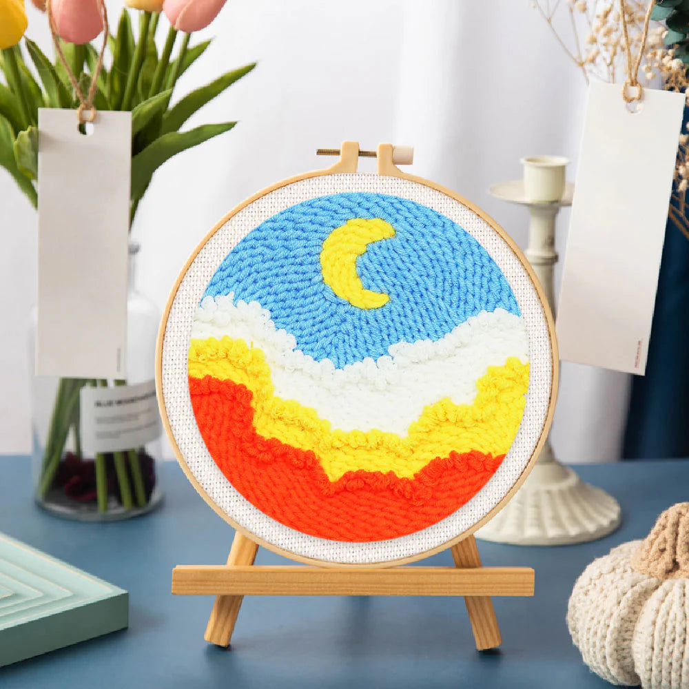 Punch Naald Lucht en wolk