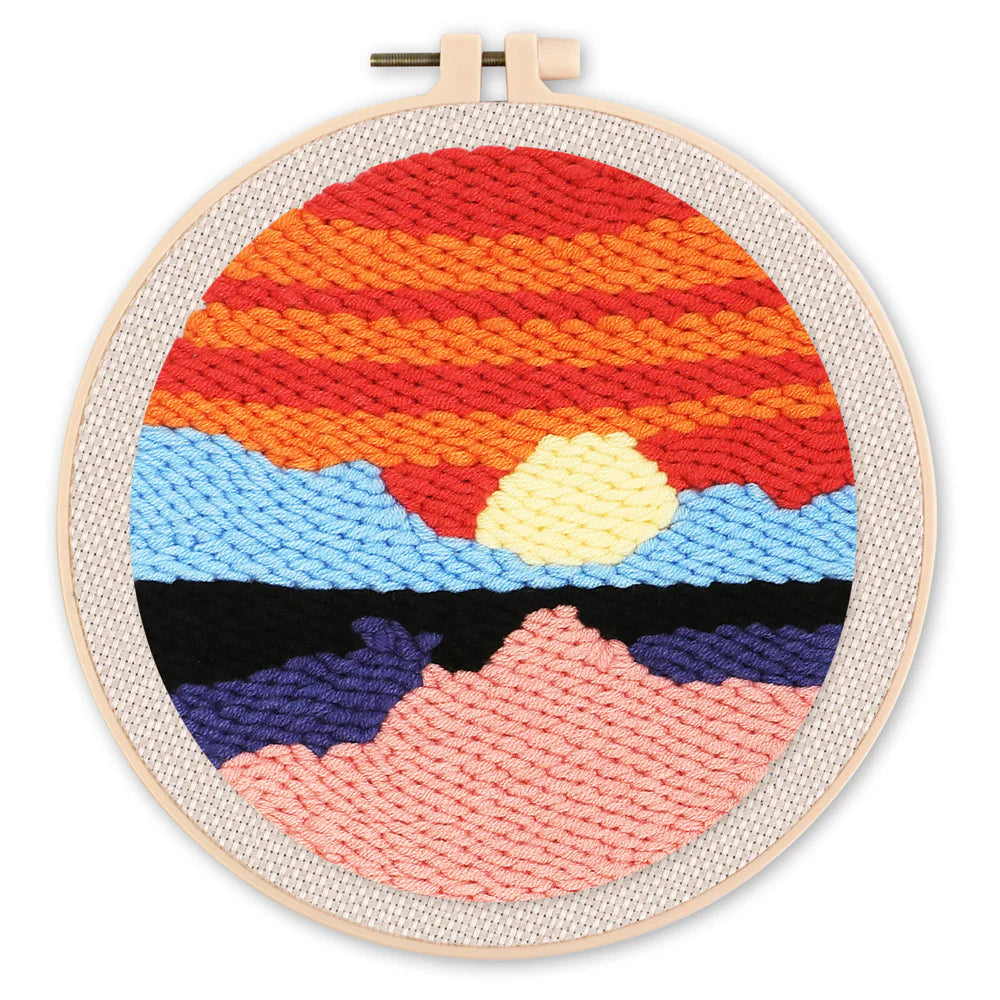 Punch Naald Met uitzicht op zee