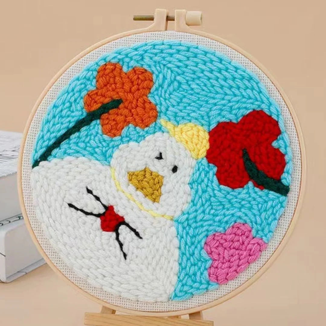 Punch Naald Sneeuwpop en muts