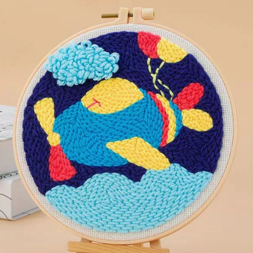 Punch Naald Vliegtuigen in kleur