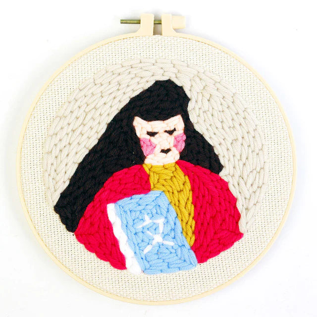 Punch Naald Vrouwen en boeken