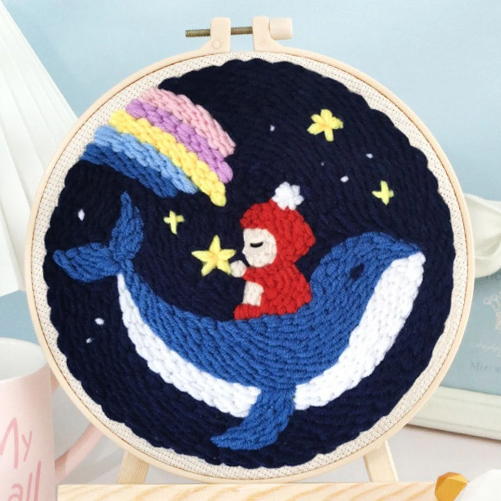 Punch Naald Walvis en jongetje