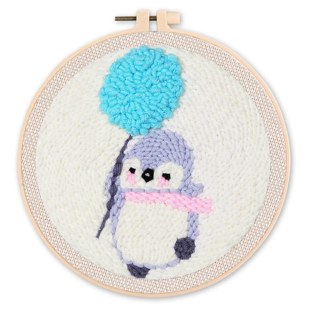 Punch Needle Egel en ballon