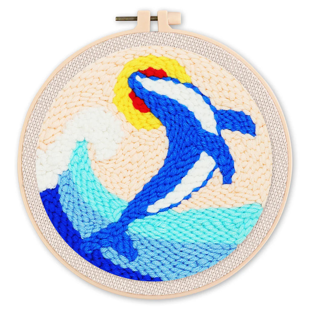 Punch Naald Orka en golf