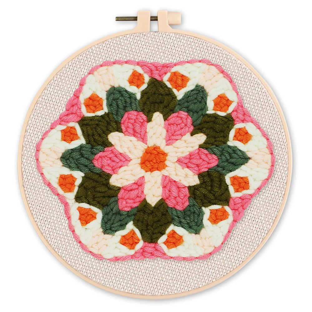 Punch Needle bloemkroon