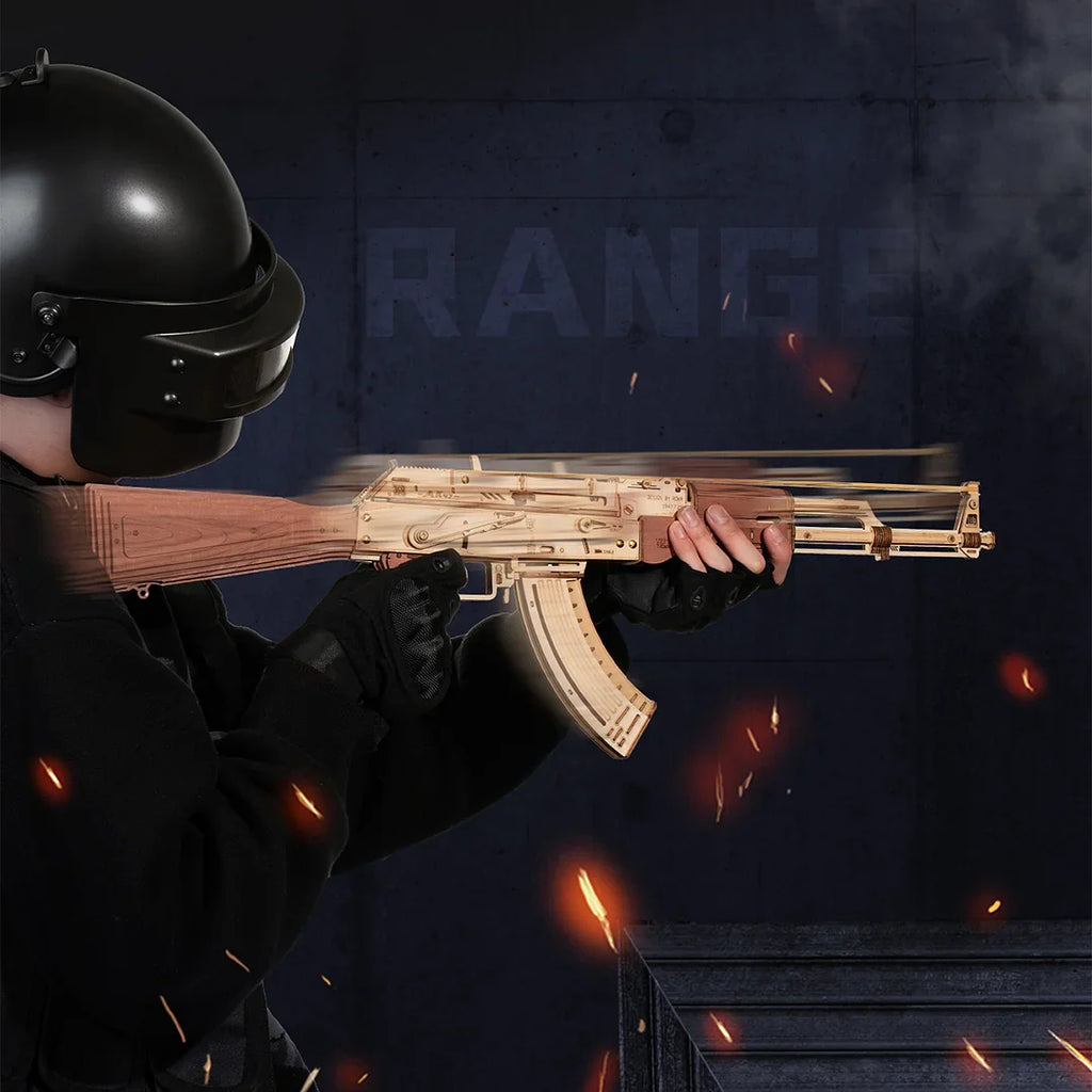 Puzzel 3D AK-47 Aanvalsgeweer-3